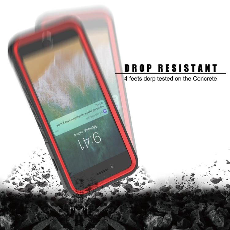 For iPhone 8 Plus & 7 Plus Frame Series TPU + PC Dust-proof Scratch-proof Drop-proof Protective Case