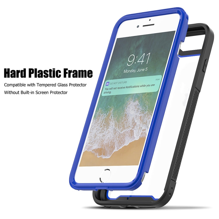 For iPhone 8 Plus & 7 Plus Frame Series TPU + PC Dust-proof Scratch-proof Drop-proof Protective Case