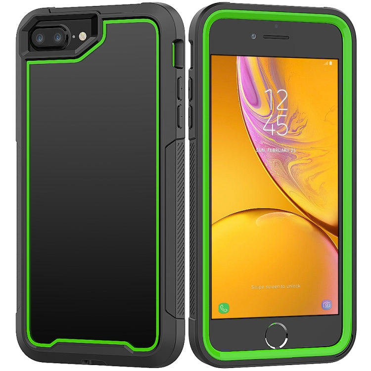 For iPhone 8 Plus & 7 Plus Frame Series TPU + PC Dust-proof Scratch-proof Drop-proof Protective Case