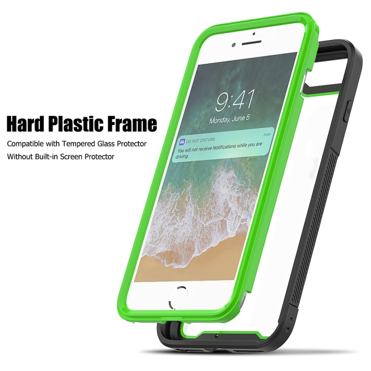 For iPhone 8 Plus & 7 Plus Frame Series TPU + PC Dust-proof Scratch-proof Drop-proof Protective Case