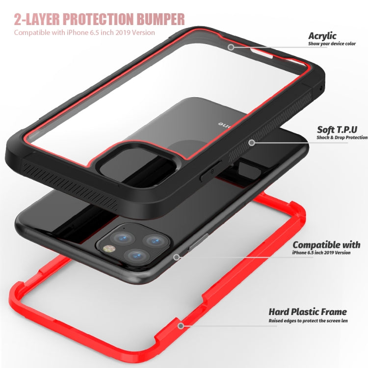 For iPhone 11 Pro Frame Series TPU + PC Dust-proof Scratch-proof Drop-proof Protective Case