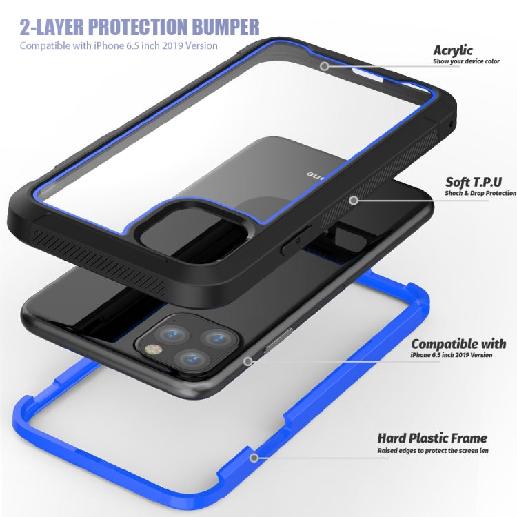 For iPhone 11 Pro Frame Series TPU + PC Dust-proof Scratch-proof Drop-proof Protective Case