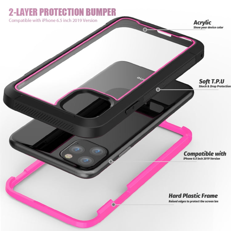 For iPhone 11 Pro Frame Series TPU + PC Dust-proof Scratch-proof Drop-proof Protective Case