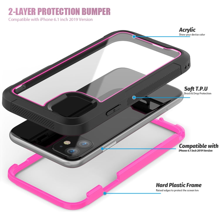 For iPhone 11 Frame Series TPU + PC Dust-proof Scratch-proof Drop-proof Protective Case