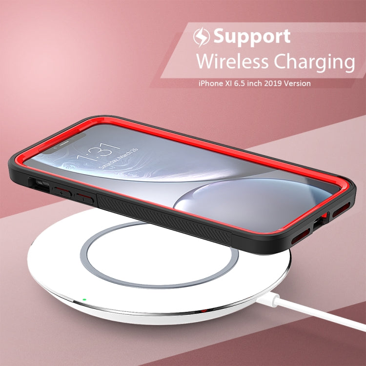 For iPhone 11 Pro Max Frame Series TPU + PC Dust-proof Scratch-proof Drop-proof Protective Case