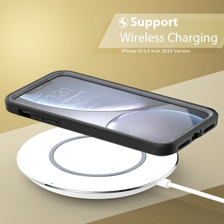 For iPhone 11 Pro Max Frame Series TPU + PC Dust-proof Scratch-proof Drop-proof Protective Case