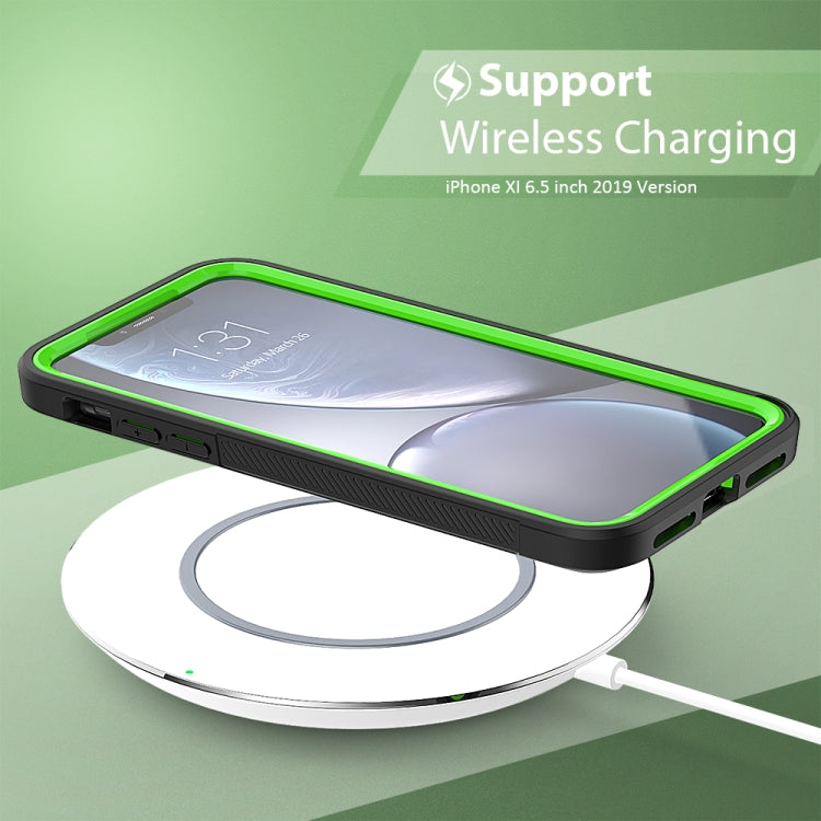 For iPhone 11 Pro Max Frame Series TPU + PC Dust-proof Scratch-proof Drop-proof Protective Case