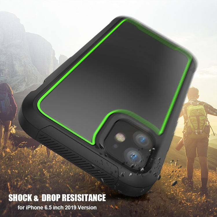 For iPhone 11 Pro Max Frame Series TPU + PC Dust-proof Scratch-proof Drop-proof Protective Case