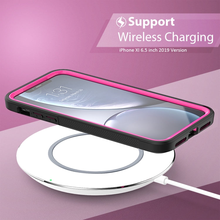 For iPhone 11 Pro Max Frame Series TPU + PC Dust-proof Scratch-proof Drop-proof Protective Case
