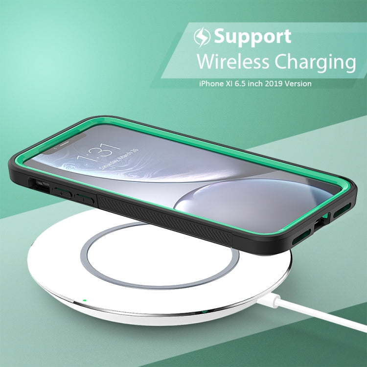 For iPhone 11 Pro Max Frame Series TPU + PC Dust-proof Scratch-proof Drop-proof Protective Case