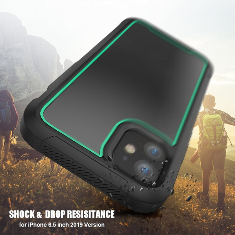 For iPhone 11 Pro Max Frame Series TPU + PC Dust-proof Scratch-proof Drop-proof Protective Case