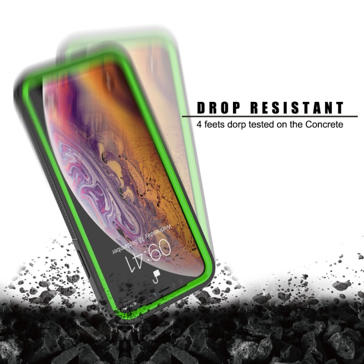 For iPhone XS / X Frame Series TPU + PC Dust-proof Scratch-proof Drop-proof Protective Case