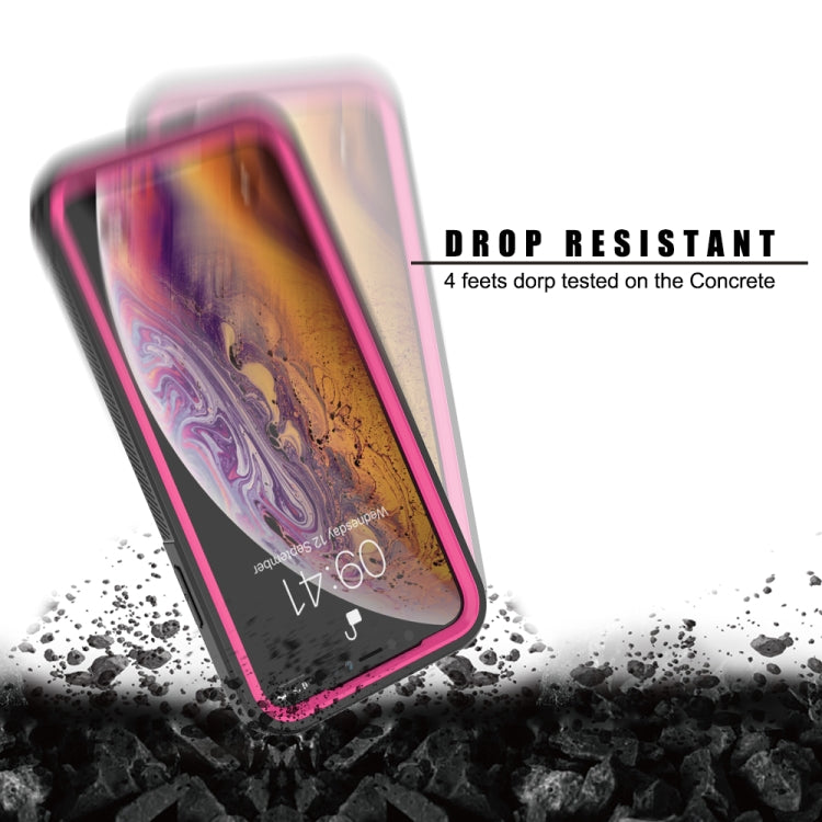 For iPhone XS / X Frame Series TPU + PC Dust-proof Scratch-proof Drop-proof Protective Case