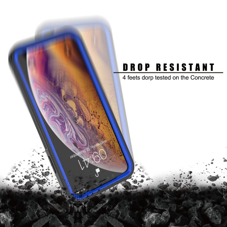 For iPhone XS Max Frame Series TPU + PC Dust-proof Scratch-proof Drop-proof Protective Case