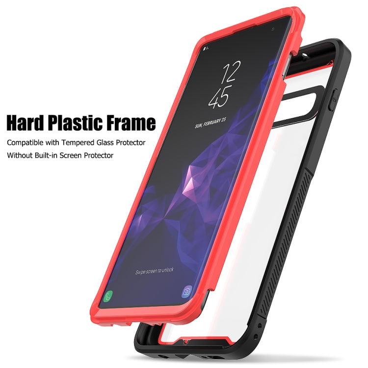 For Galaxy S10 Frame Series TPU + PC Dust-proof Scratch-proof Drop-proof Protective Case