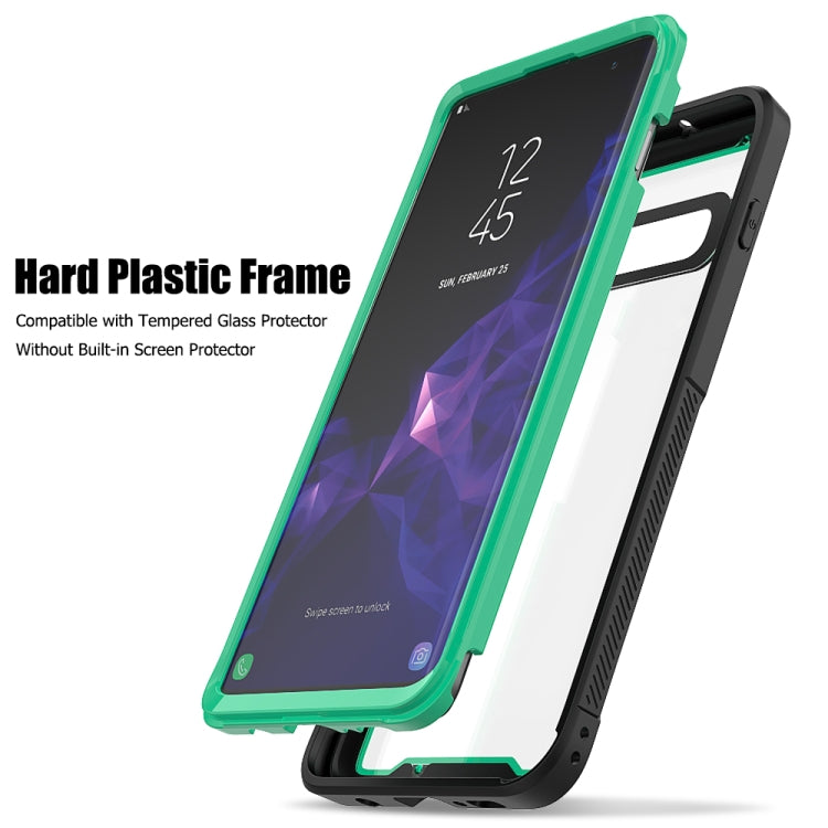 For Galaxy S10 Frame Series TPU + PC Dust-proof Scratch-proof Drop-proof Protective Case