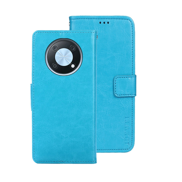 For Huawei nova Y90 idewei Crazy Horse Texture Leather Phone Case