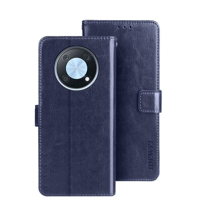 For Huawei nova Y90 idewei Crazy Horse Texture Leather Phone Case