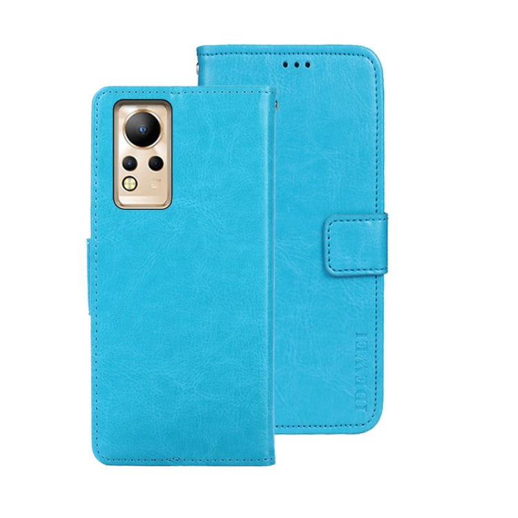 For Infinix Note 12 idewei Crazy Horse Texture Leather Phone Case