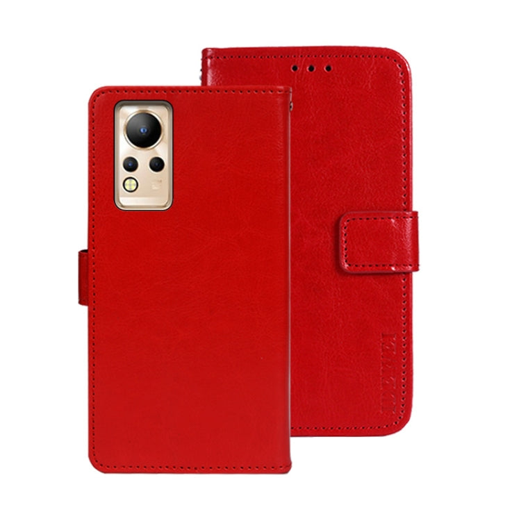 For Infinix Note 12 idewei Crazy Horse Texture Leather Phone Case