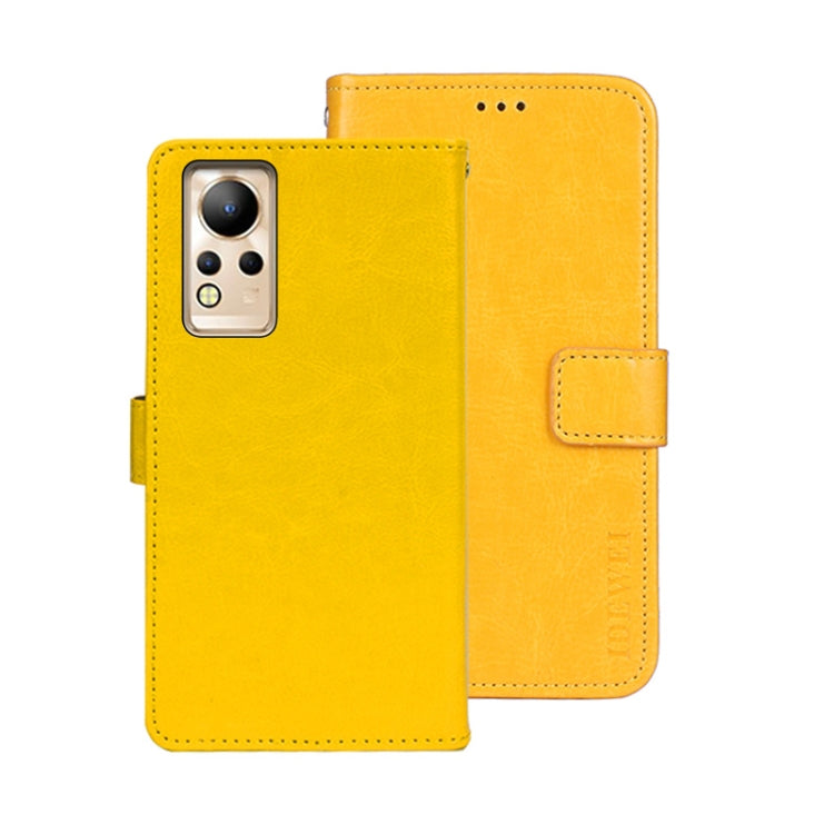 For Infinix Note 12 idewei Crazy Horse Texture Leather Phone Case