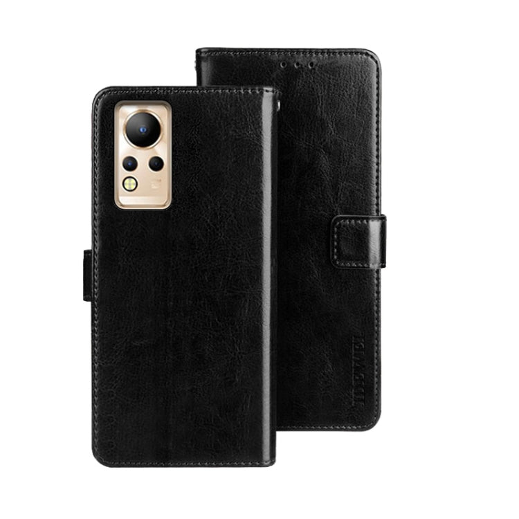 For Infinix Note 12 idewei Crazy Horse Texture Leather Phone Case