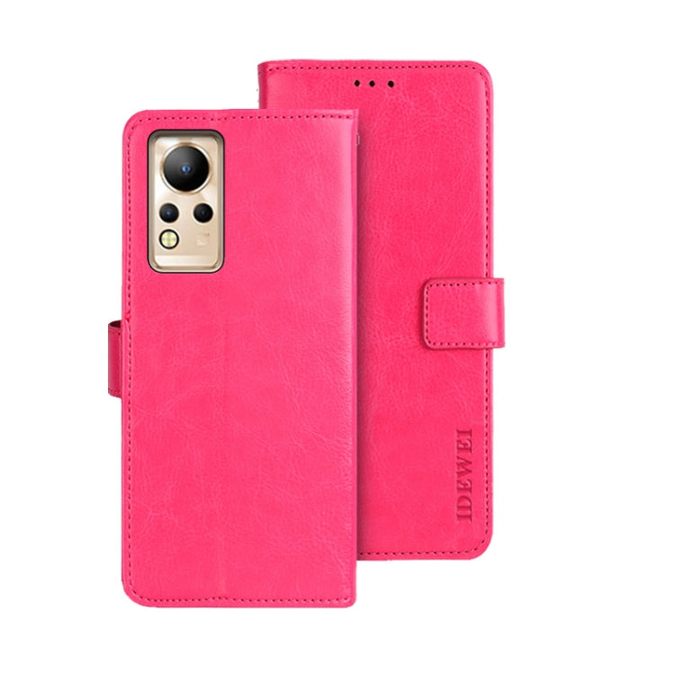 For Infinix Note 12 idewei Crazy Horse Texture Leather Phone Case