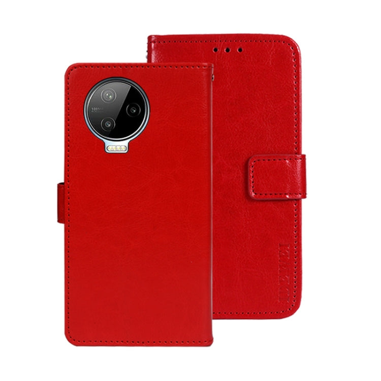 For Infinix Note 12 Pro 4G idewei Crazy Horse Texture Leather Phone Case