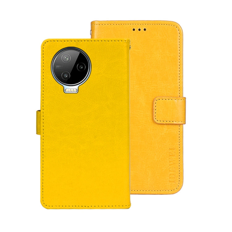For Infinix Note 12 Pro 4G idewei Crazy Horse Texture Leather Phone Case