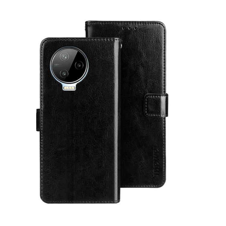 For Infinix Note 12 Pro 4G idewei Crazy Horse Texture Leather Phone Case
