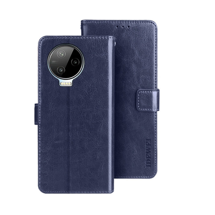For Infinix Note 12 Pro 4G idewei Crazy Horse Texture Leather Phone Case