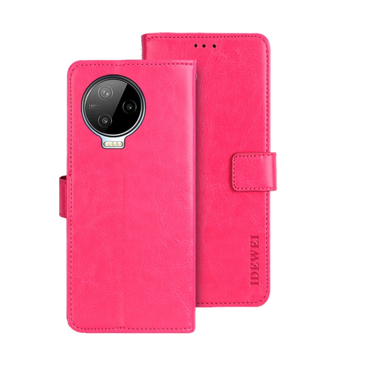 For Infinix Note 12 Pro 4G idewei Crazy Horse Texture Leather Phone Case
