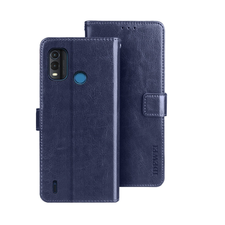 For Nokia G11 Plus idewei Crazy Horse Texture Leather Phone Case