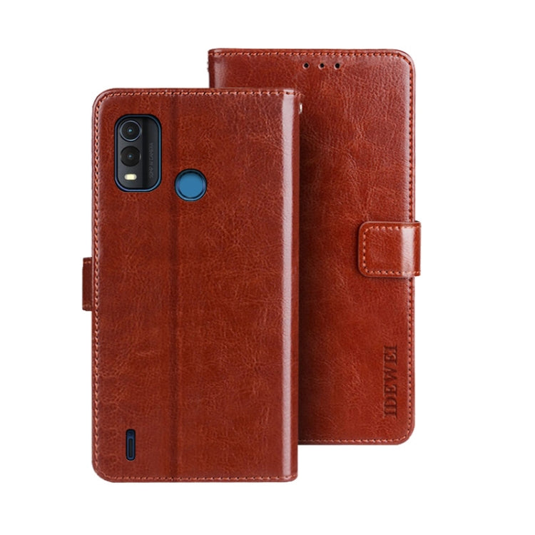 For Nokia G11 Plus idewei Crazy Horse Texture Leather Phone Case