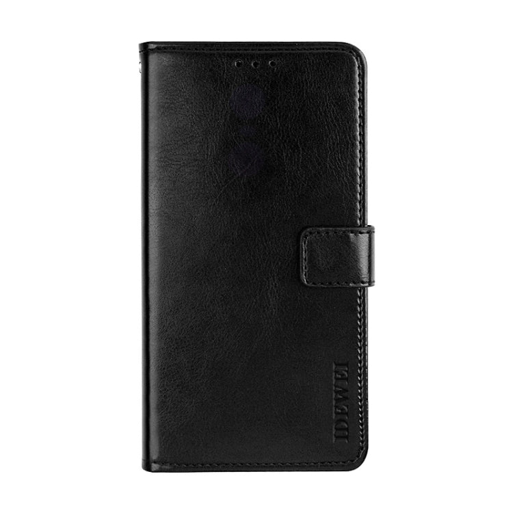 For Tecno Camon 19 idewei Crazy Horse Texture Leather Phone Case