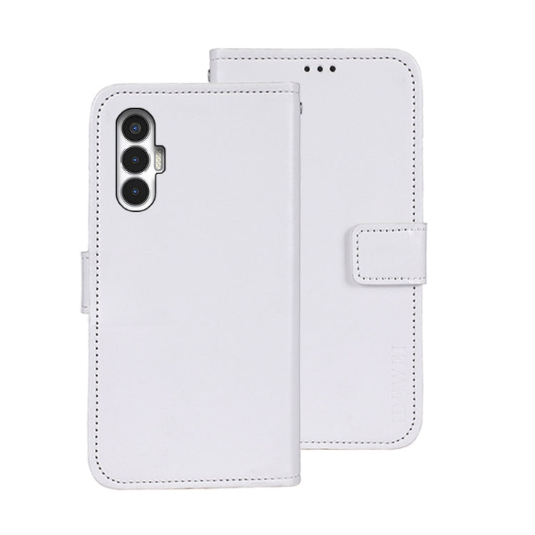 For Tecno Pova 3 idewei Crazy Horse Texture Leather Phone Case