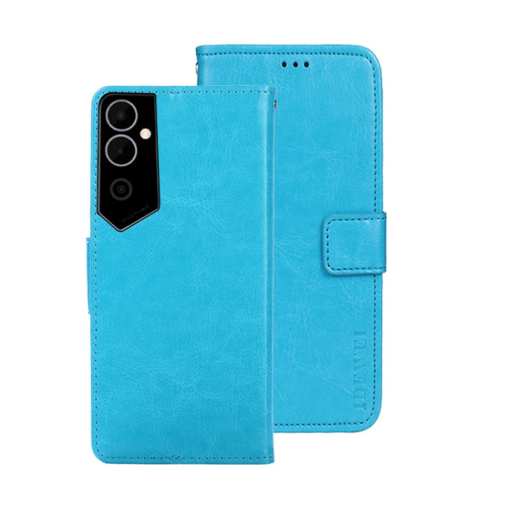 For Tecno Pova Neo 2 idewei Crazy Horse Texture Leather Phone Case
