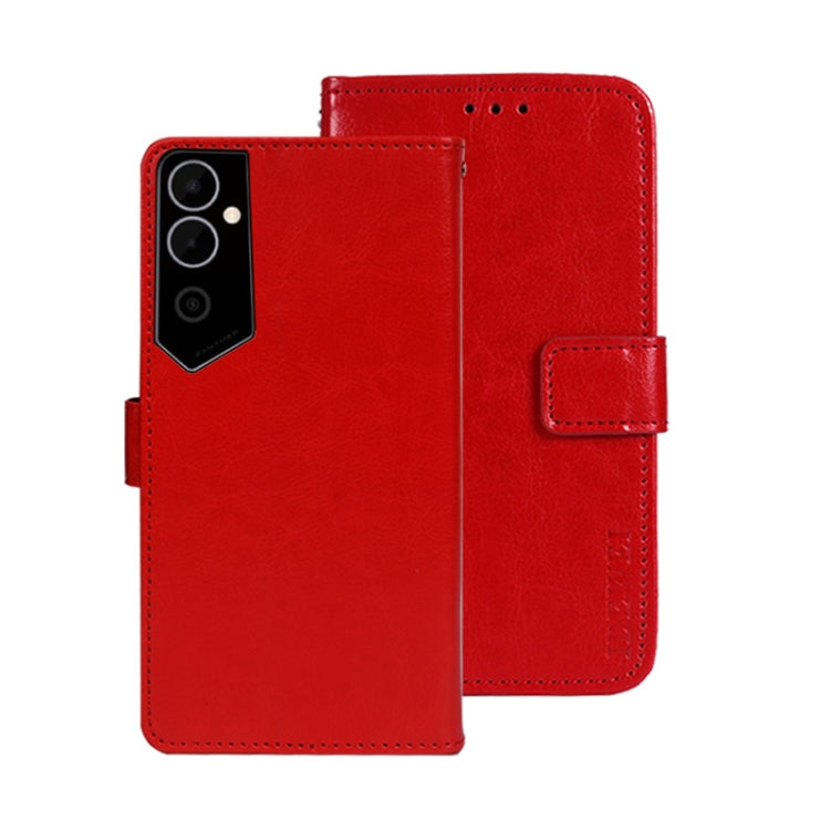 For Tecno Pova Neo 2 idewei Crazy Horse Texture Leather Phone Case
