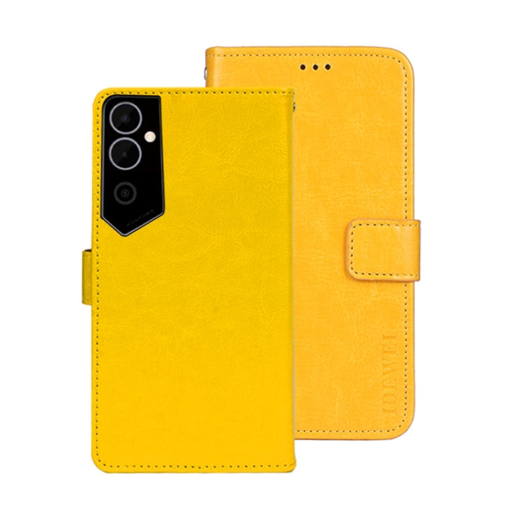 For Tecno Pova Neo 2 idewei Crazy Horse Texture Leather Phone Case