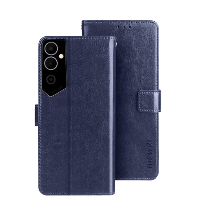 For Tecno Pova Neo 2 idewei Crazy Horse Texture Leather Phone Case