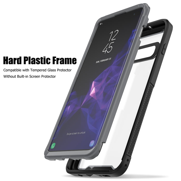 For Galaxy S10+ Frame Series TPU + PC Dust-proof Scratch-proof Drop-proof Protective Case