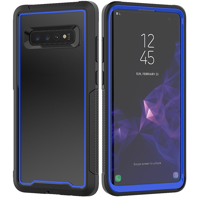 For Galaxy S10+ Frame Series TPU + PC Dust-proof Scratch-proof Drop-proof Protective Case