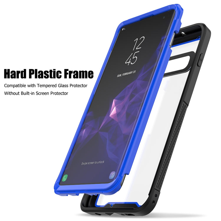 For Galaxy S10+ Frame Series TPU + PC Dust-proof Scratch-proof Drop-proof Protective Case
