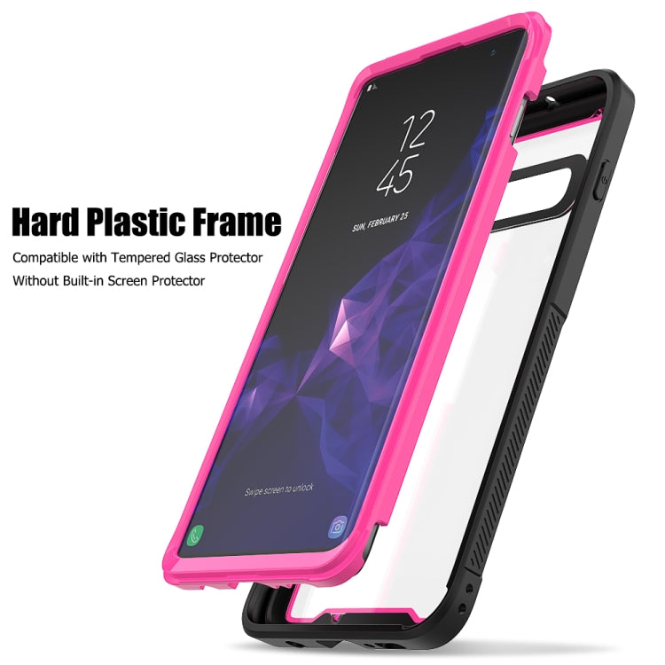 For Galaxy S10+ Frame Series TPU + PC Dust-proof Scratch-proof Drop-proof Protective Case