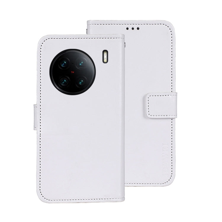 For vivo X90 Pro+ idewei Crazy Horse Texture Leather Phone Case