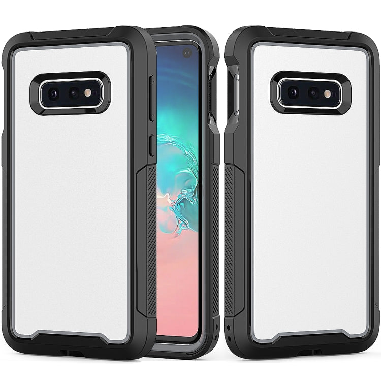 For Galaxy S10e Frame Series TPU + PC Dust-proof Scratch-proof Drop-proof Protective Case