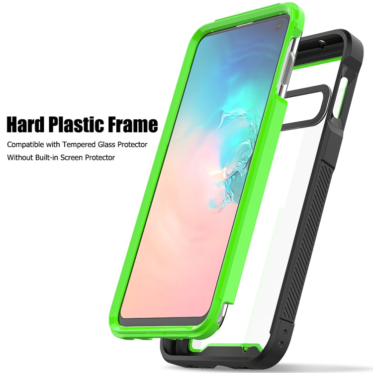 For Galaxy S10e Frame Series TPU + PC Dust-proof Scratch-proof Drop-proof Protective Case