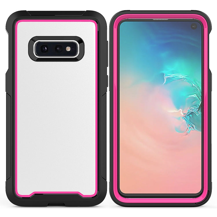 For Galaxy S10e Frame Series TPU + PC Dust-proof Scratch-proof Drop-proof Protective Case