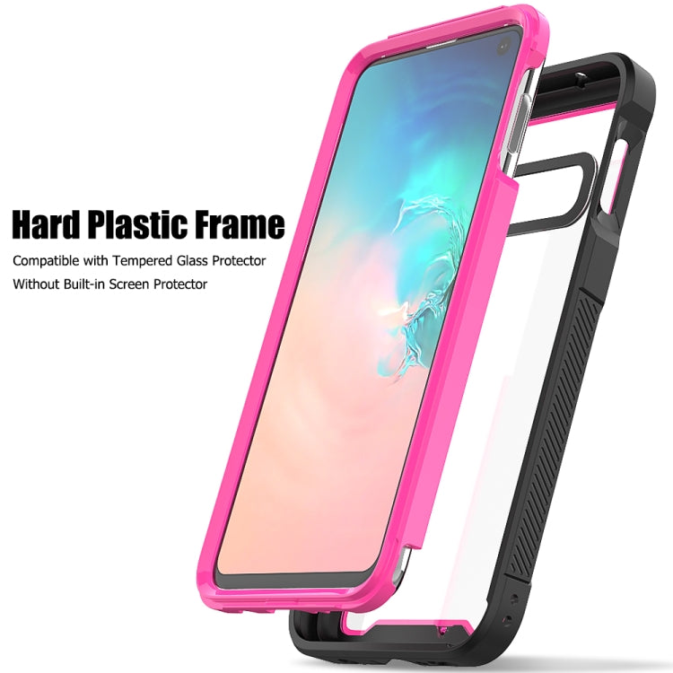 For Galaxy S10e Frame Series TPU + PC Dust-proof Scratch-proof Drop-proof Protective Case