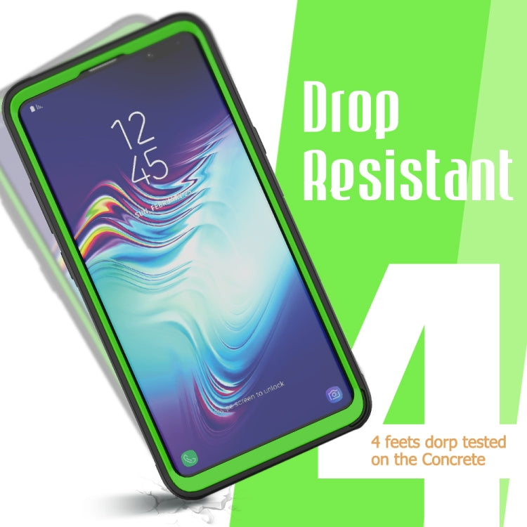 For Galaxy S10 5G Frame Series TPU + PC Dust-proof Scratch-proof Drop-proof Protective Case
